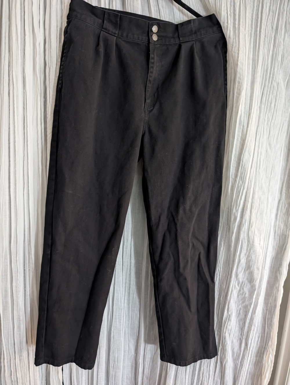 Lucy And yak Black Addison Trousers W34/R